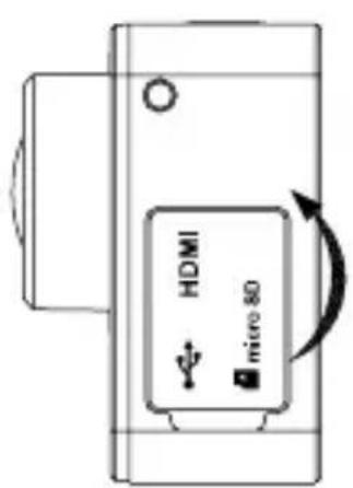EZVIZ S6 - Inserte la tarjeta microSD. - 1