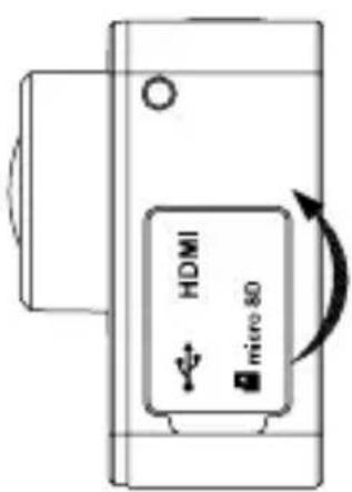 EZVIZ S6 - Indsæt microSD-kortet. - 1