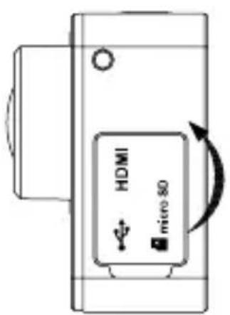 EZVIZ S6 - Insert the microSD card. - 1