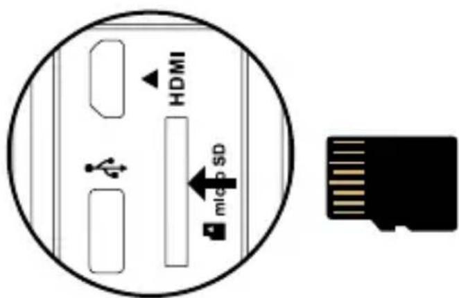 EZVIZ S6 - Indsæt microSD-kortet. - 2