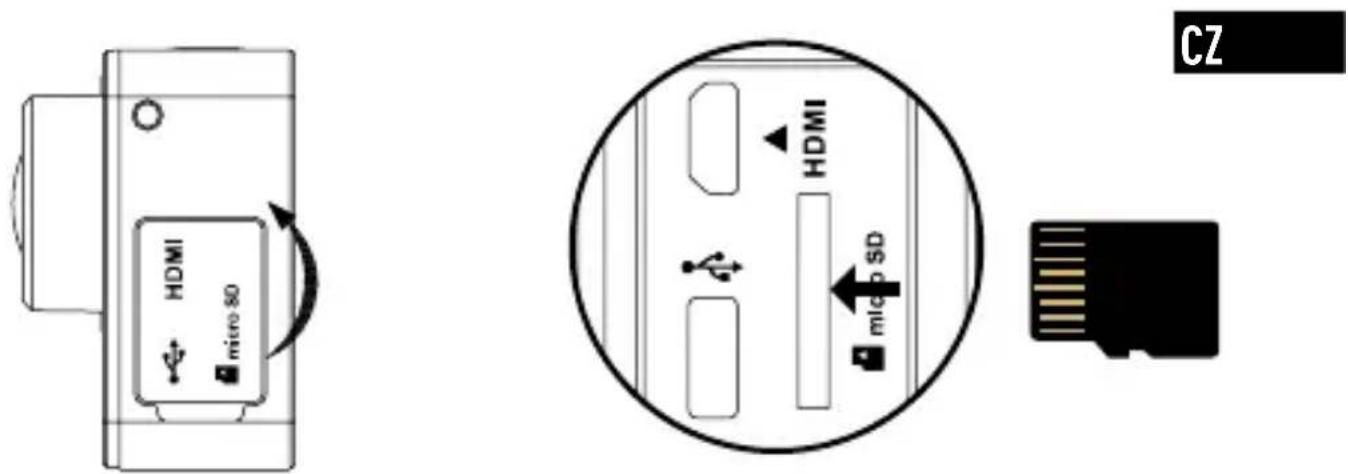 EZVIZ S6 - Vložte kartu microSD. - 1