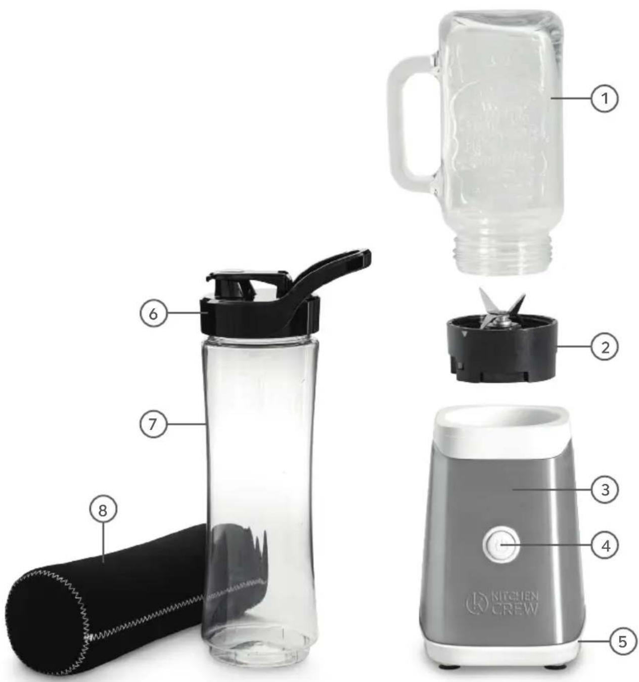 Kitchen Crew Mason Jar 940924 - Before first use - 1