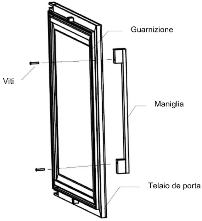 CLIMADIFF CLS41MT - Montaggio della maniglia - 1