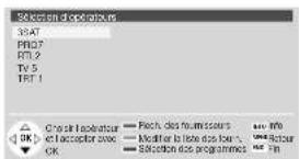 LOEWE Xelos SL 32 HD - Recherche d'opérateur - 5