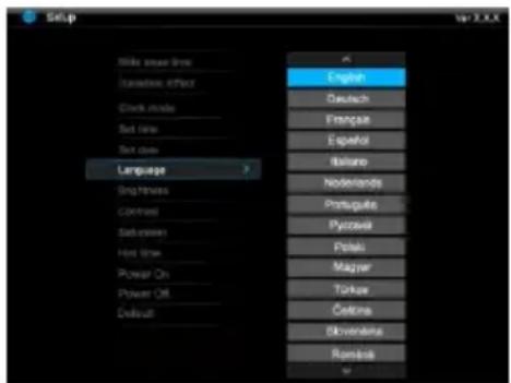 INTENSO PhotoModel - MENU SETUP - 1