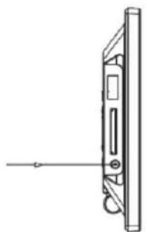 INTENSO PhotoFan - 1) Connect and switch on the digital photo frame - 1
