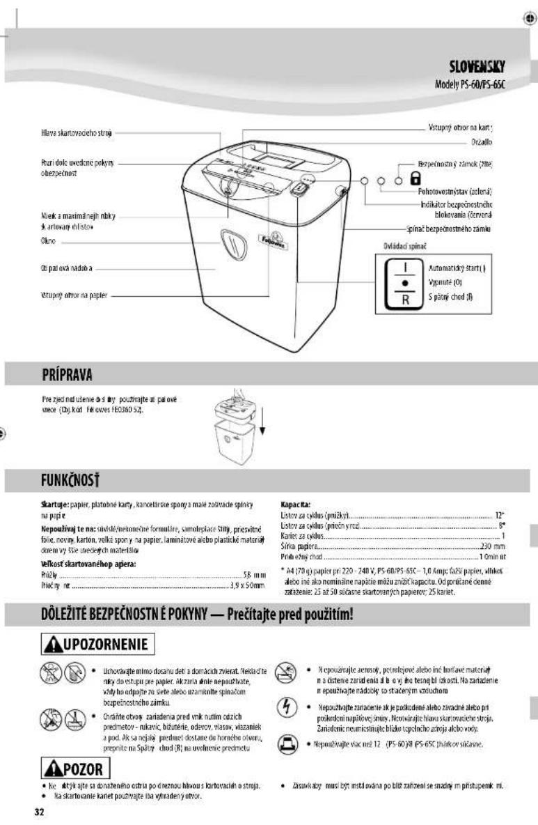 FELLOWES Powershred PS65C - ZARUKA - 2