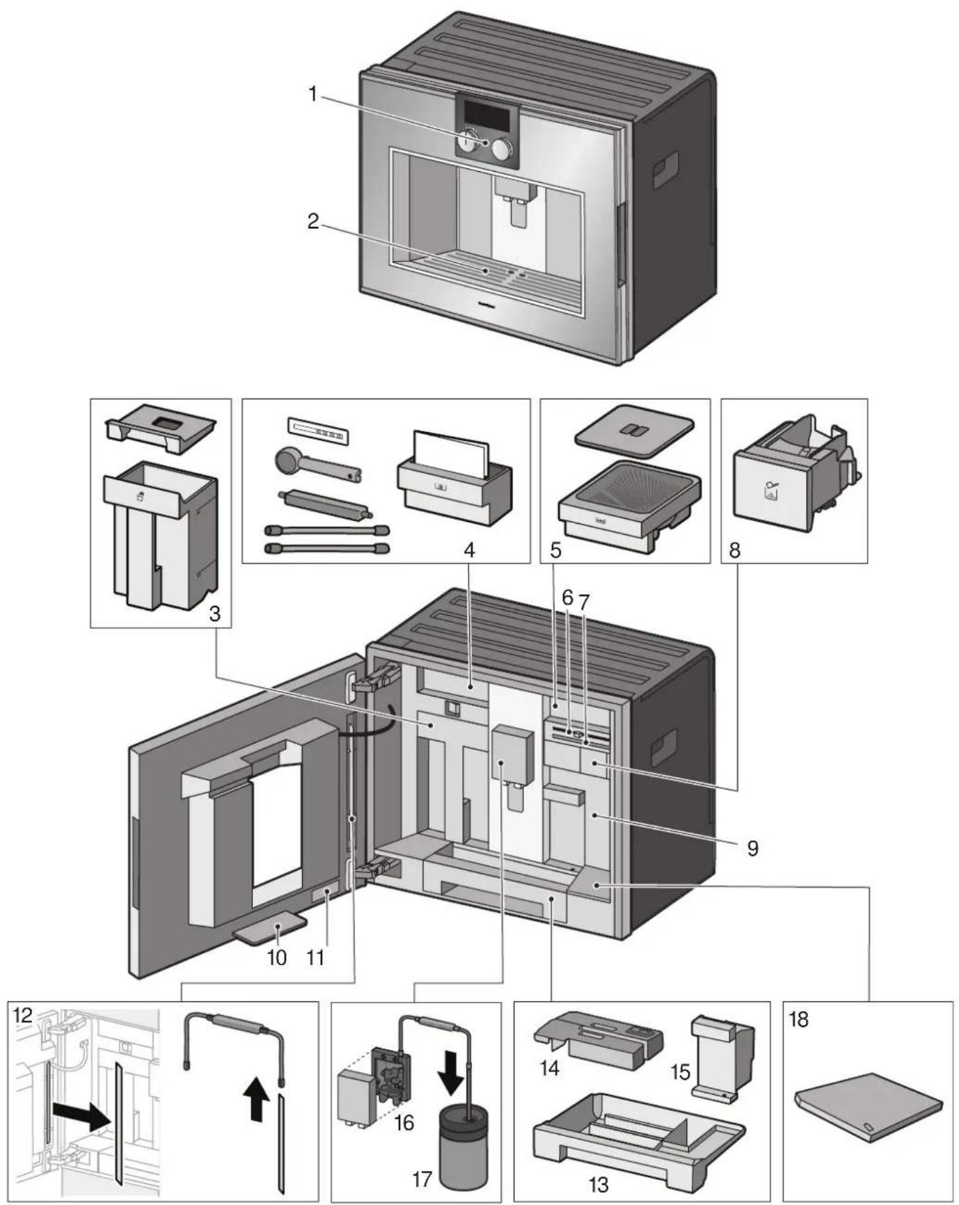 GAGGENAU CM450111 - Configuration et éléments - 1