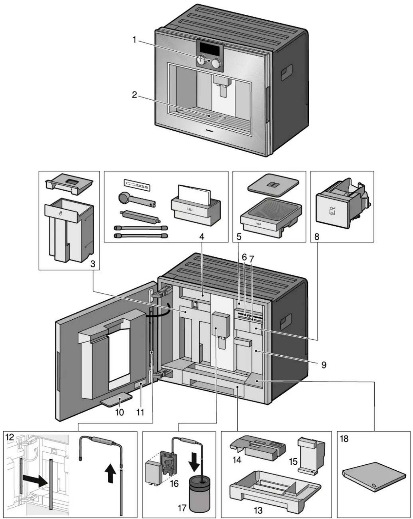GAGGENAU CM450101 - Configuration et éléments - 1
