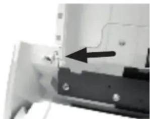 HSM Securio AF100 - Uzstadiet automatisko padeves novietni: - 2