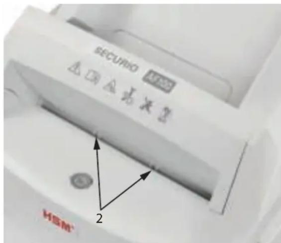 HSM Securio AF100 - 切碎信用卡 清空碎纸容器 - 2