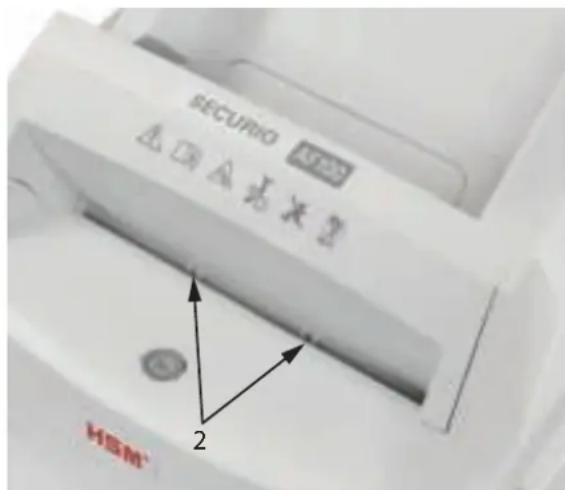 HSM Securio AF100 - Kreditiniğ korteliğ naikinimas - 2