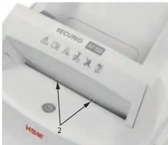 HSM Securio AF100 - Kreditkaršu smalcinăšana - 2