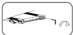 Powerpeak FTM6716 - Centering the running belt - 2