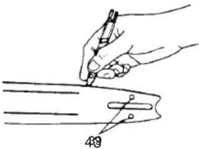 Tanaka TCS 51EAP - Guide bar (Fig. 35) - 1
