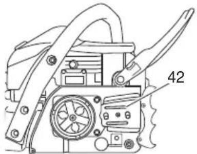 Tanaka TCS 51EAP - Orifice de lubrification (Fig. 34) - 1