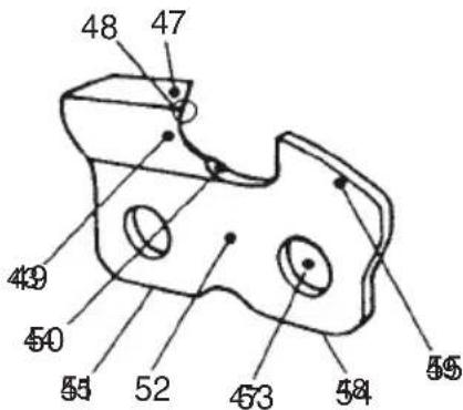 Tanaka TCS 51EAP - Parts of a cutter (Fig. 42, 43) - 1