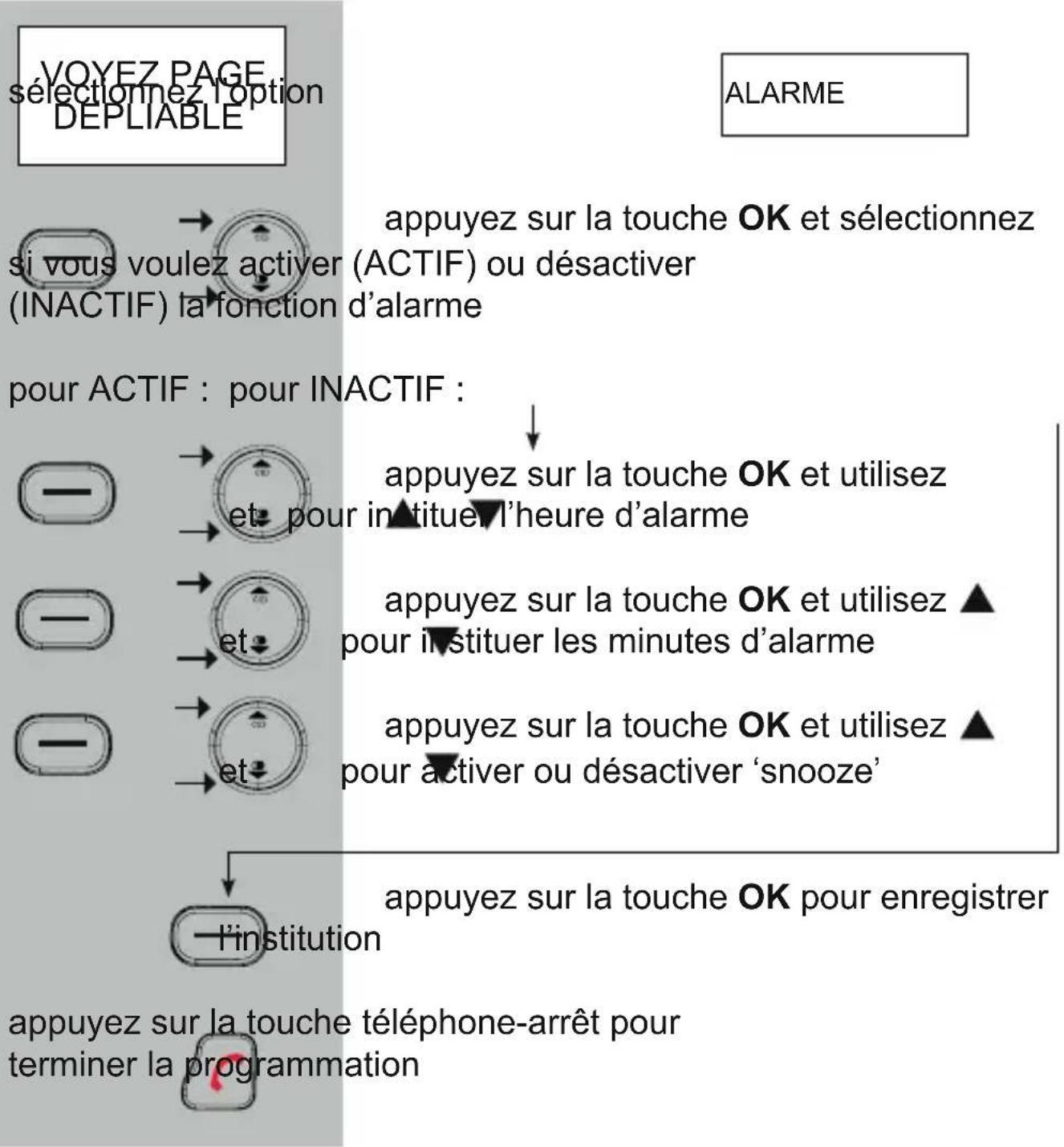 Fysic FX8035 Duo - FONCTION D'ALARME (REVEILLE): - 1