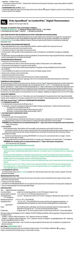 Vicks SpeedRead V911FEE - 1