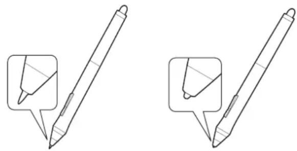 WACOM DTK1300 - REEMPLACEMENT DE LA POINTE DU STYLET - 1