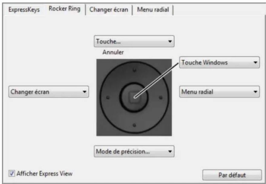 WACOM DTK1300 - PERSONNALISATION DU ROCKER RING ET DU HOME BUTTON - 1