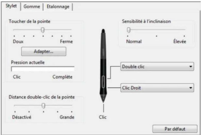 WACOM DTK1300 - PERSONNALISATION DES BOUTONS DU STYLET - 1