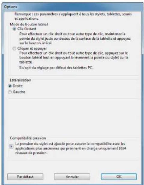 WACOM DTK1300 - CONFIGURATION DU CINTIQ POUR LA LATÉRALISATION - 1