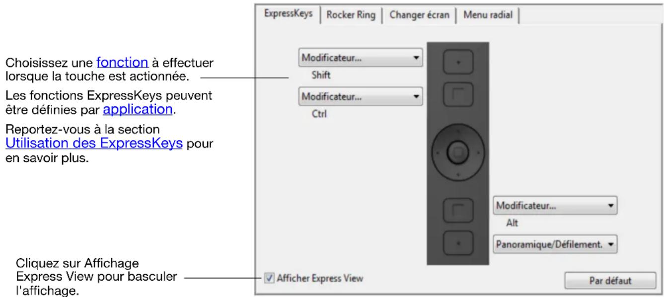 WACOM DTK1300 - PERSONNALISATION DES EXPRESSKEYS - 1