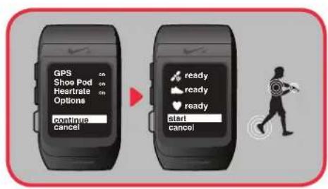 NIKE SportWatch GPS - COURIR Avec l'emetteur de frequency cardiaque et votre MONTRE - 1