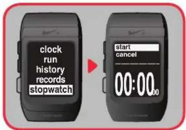 NIKE SportWatch GPS - Votre sportwatch GPS - menu principal - 6