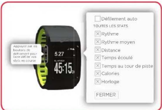 NIKE SportWatch GPS - Onglet personnaliser - 2