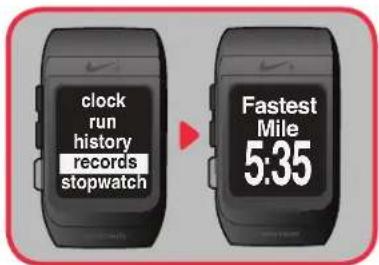 NIKE SportWatch GPS - Votre sportwatch GPS - menu principal - 5
