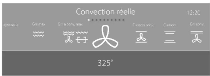 THERMADOR ME302WS - Réglage d'un mode de cuisson - 1
