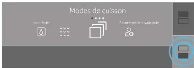 THERMADOR ME302WS - Dans certains cas, on vous offre d'autres options de navigation dans le menu : - 1