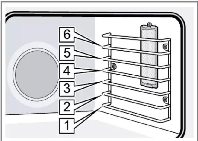 THERMADOR PO302W - Rack positions - 1