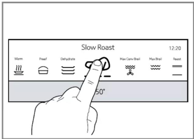 THERMADOR PO302W - Operating the full-touch display - 1