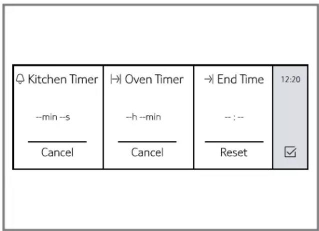 THERMADOR PO302W - Setting the oven timer - 1