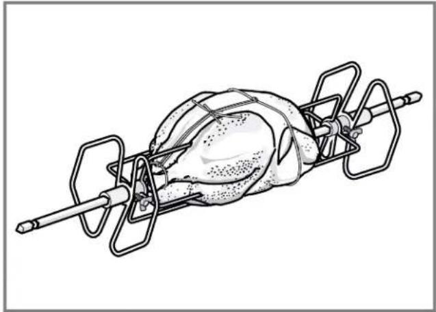 THERMADOR PO302W - Trussing poultry for the rotisserie - 5