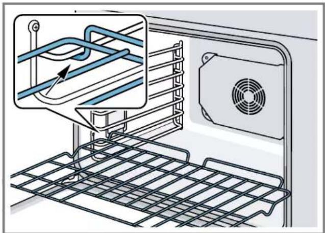 THERMADOR PO302W - Insertion de la grille métallique - 1