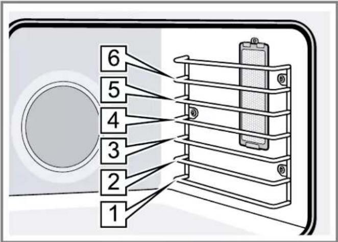 THERMADOR PO302W - Positions des grilles - 1