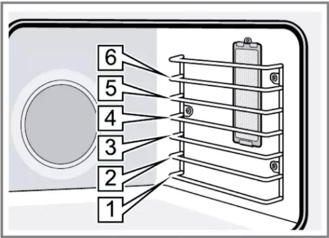 THERMADOR PO302W - Positions des grilles - 1