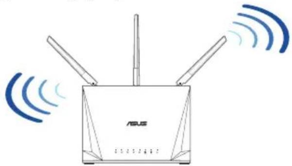 ASUS RTAC85P - Yönlendiricinizi yerleştirme - 1