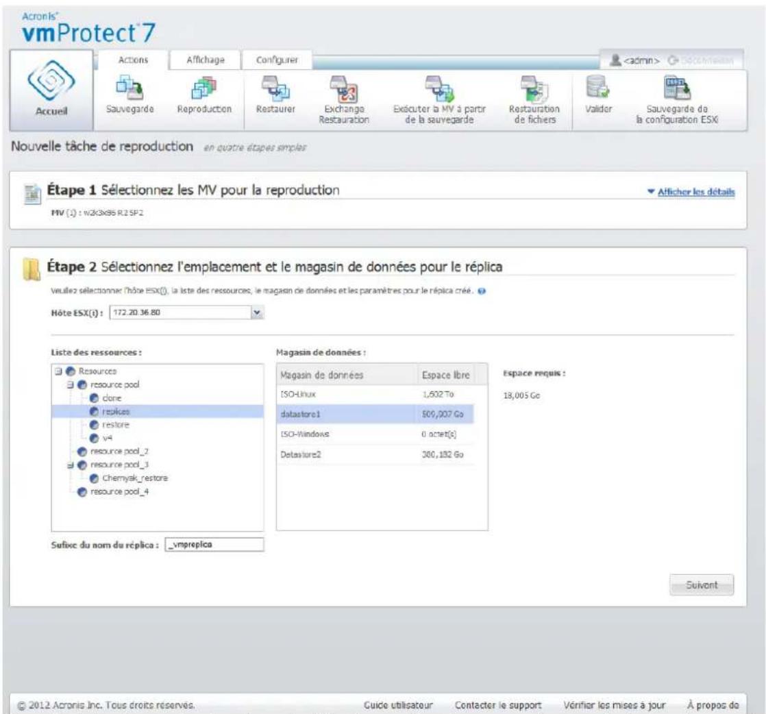 ACRONIS VmProtect 7 - Où reproduire - 1