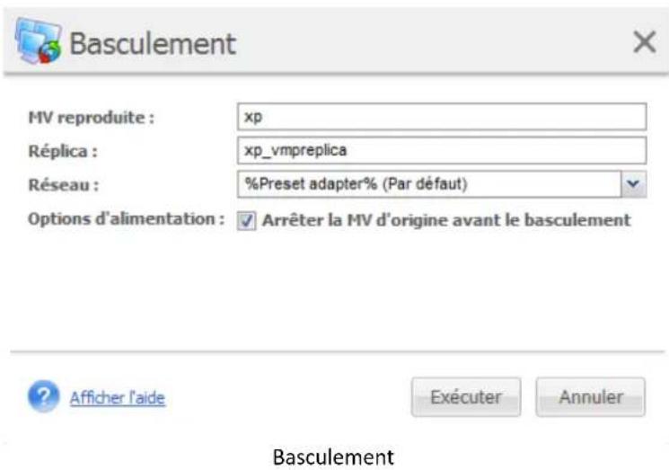 ACRONIS VmProtect 7 - Basculement - 1