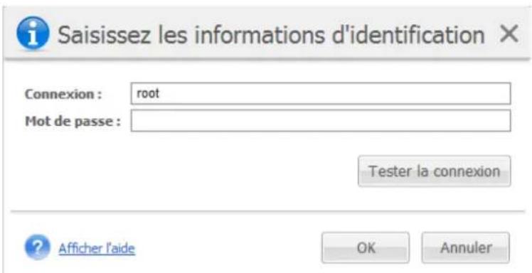 ACRONIS VmProtect 7 - Informations d'identification de connexion - 1