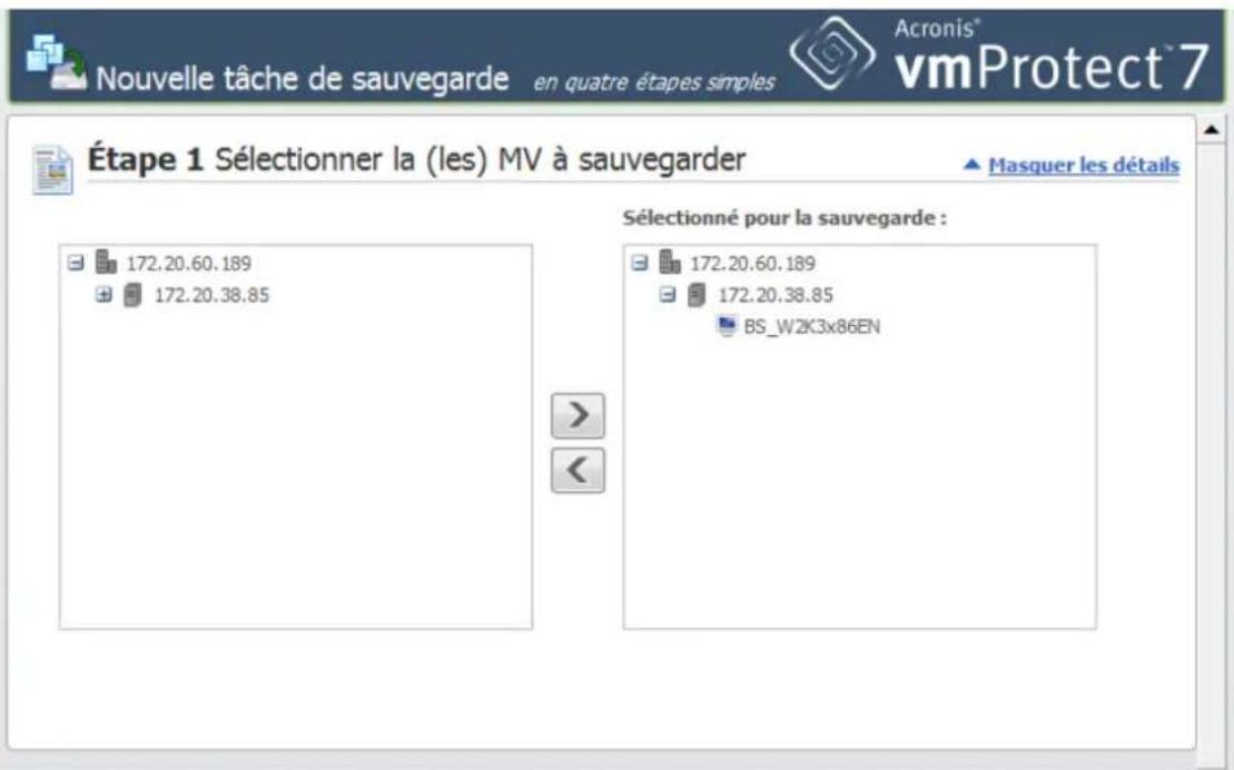 ACRONIS VmProtect 7 - Fonctionnement de l'intégration vCenter - 1
