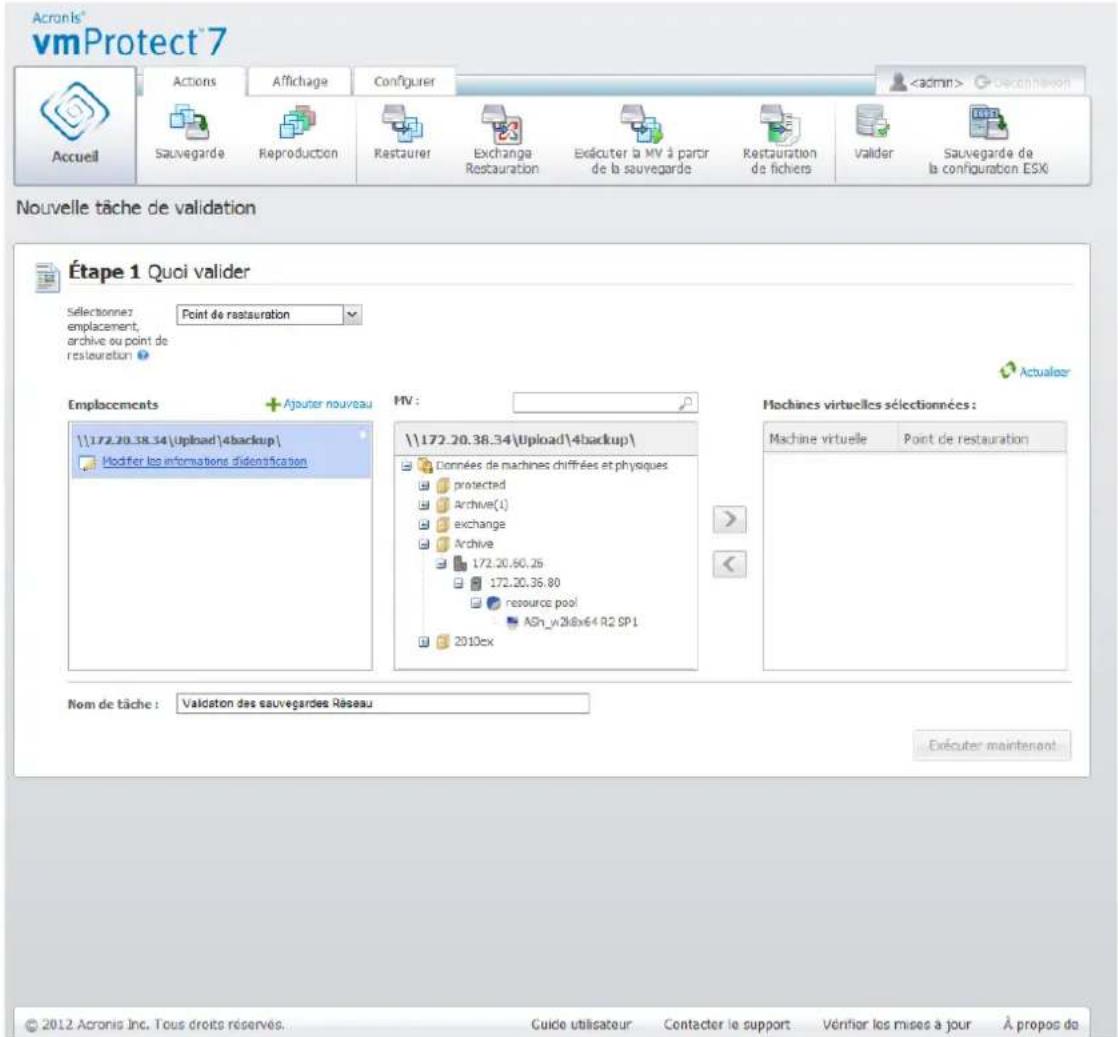 ACRONIS VmProtect 7 - Quoi valider - 2