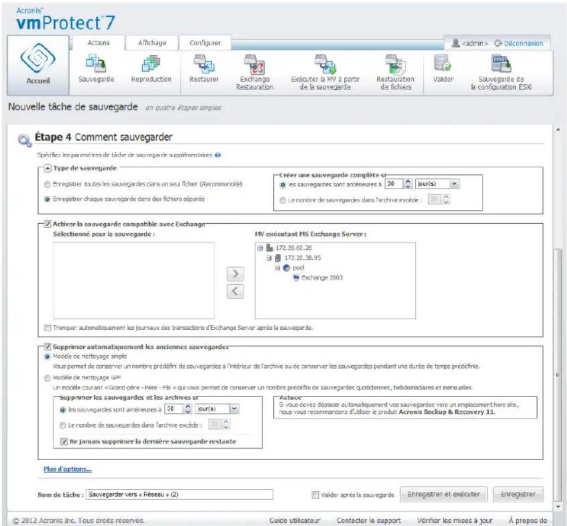 ACRONIS VmProtect 7 - Modèle de nettoyage simple - 1