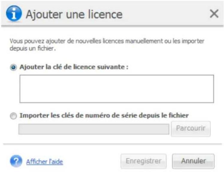 ACRONIS VmProtect 7 - Ajout d'une licence - 1