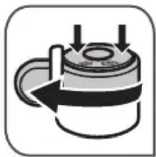 TEFAL Clipsominut' Easy P46207 - Om het drukventiel teplaatsen: - 2